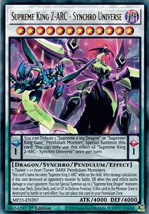 Supreme King Z-ARC - Synchro Universe