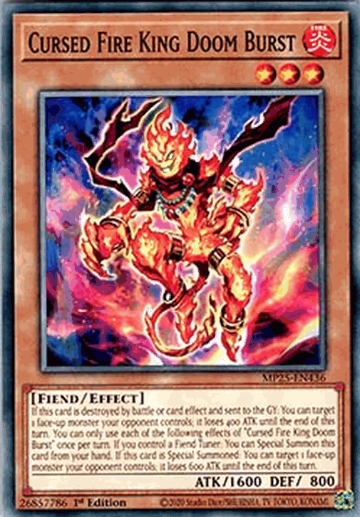 Cursed Fire King Doom Burst