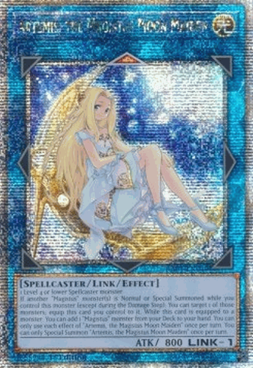 Artemis, the Magistus Moon Maiden (V.5 - Quarter Century Secret Rare)