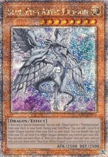 Blue-Eyes Abyss Dragon (V.5 - Quarter Century Secret Rare)