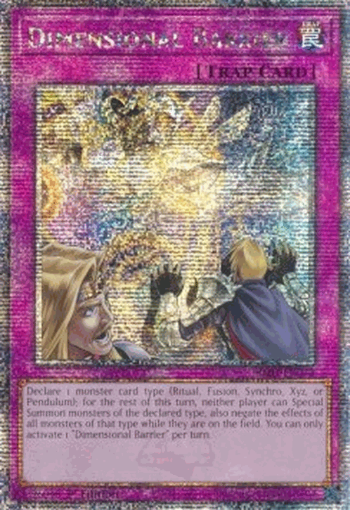Dimensional Barrier (V.5 - Quarter Century Secret Rare)