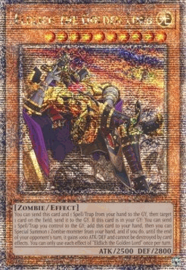Eldlich the Golden Lord (V.12 - Quarter Century Secret Rare)