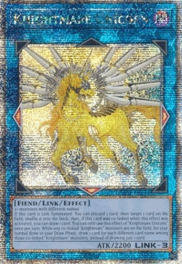 Knightmare Unicorn (V.5 - Quarter Century Secret Rare)