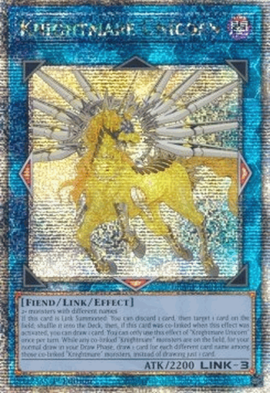 Knightmare Unicorn (V.5 - Quarter Century Secret Rare)