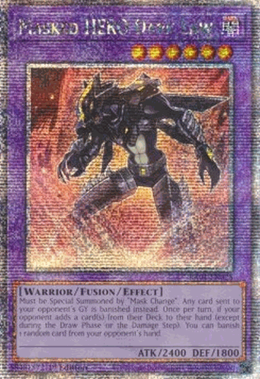 Masked HERO Dark Law (V.5 - Quarter Century Secret Rare)