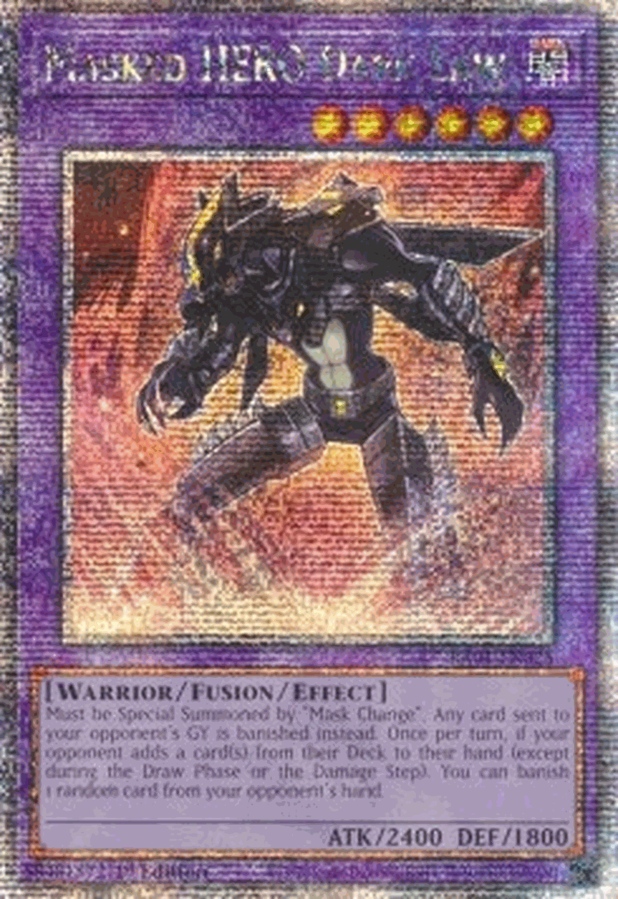 Masked HERO Dark Law (V.5 - Quarter Century Secret Rare)