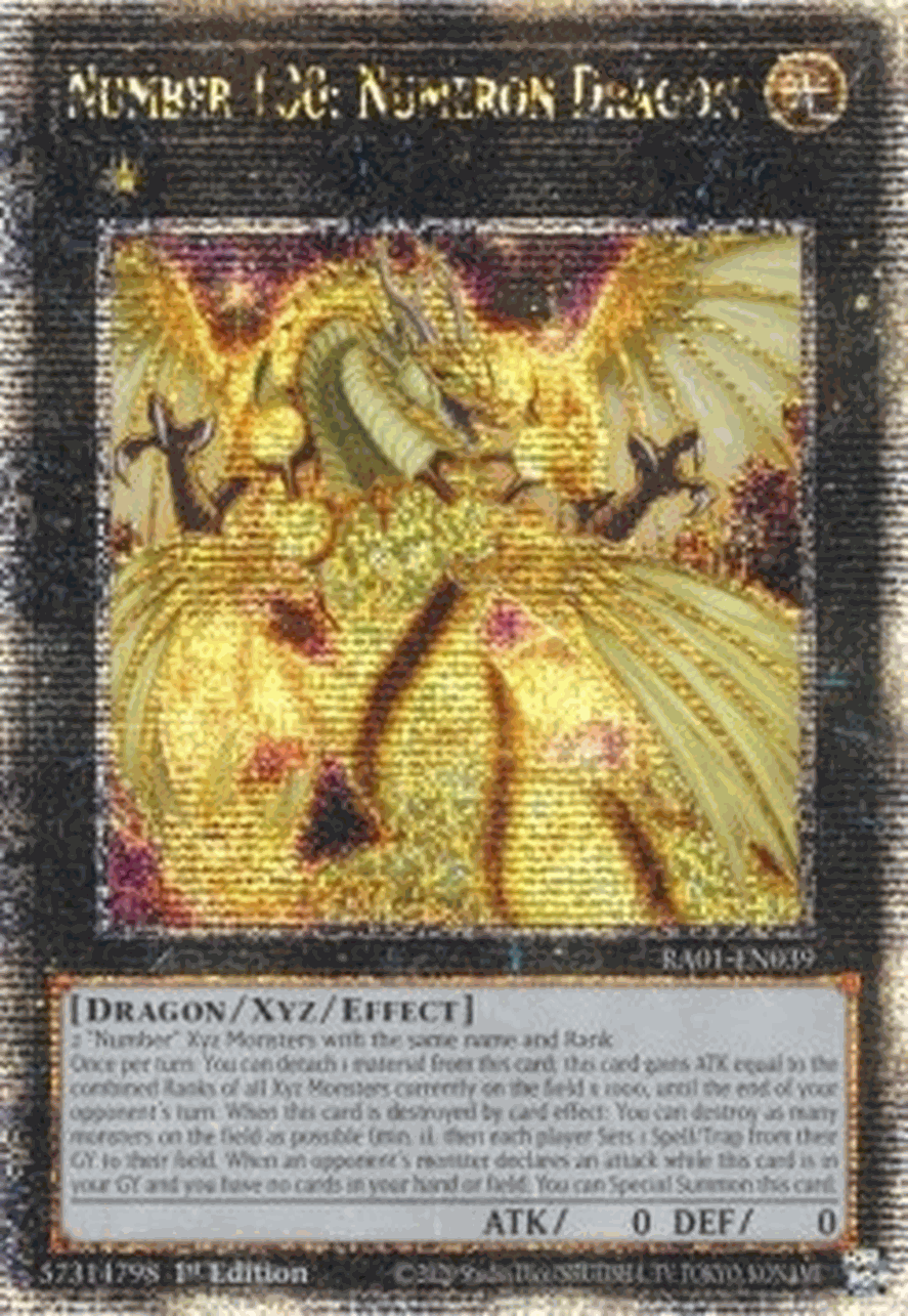Number 100: Numeron Dragon (V.5 - Quarter Century Secret Rare)