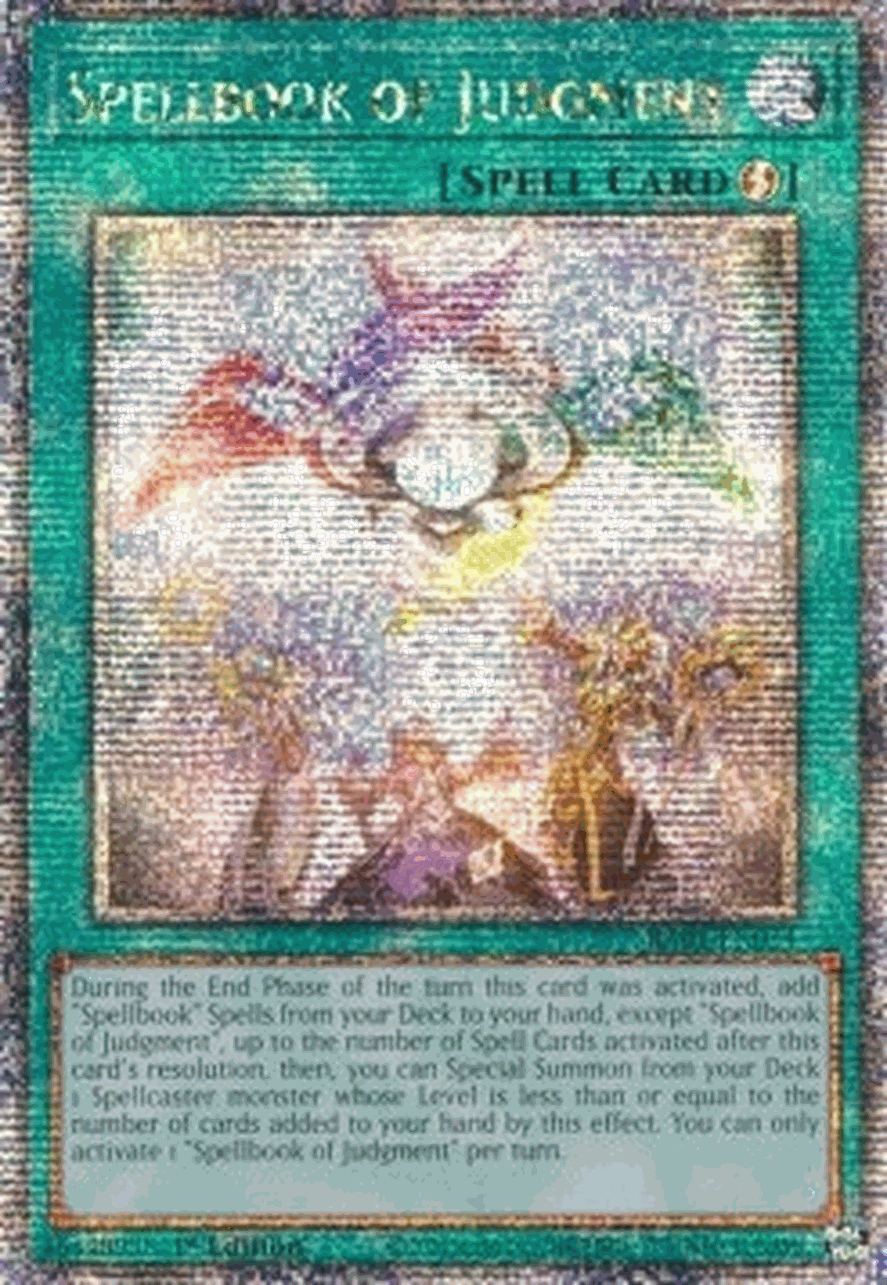Spellbook of Judgment (V.5 - Quarter Century Secret Rare)