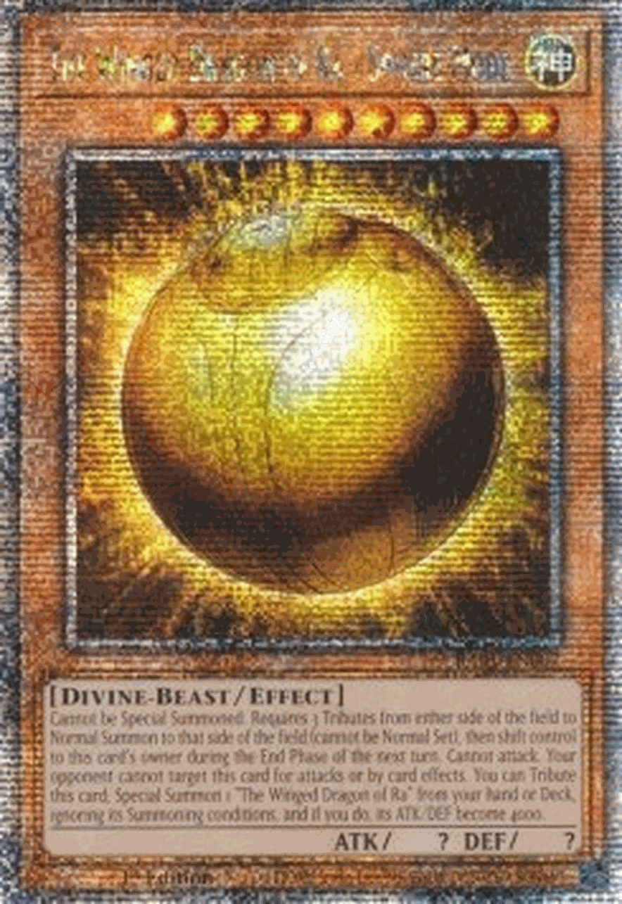The Winged Dragon of Ra - Sphere Mode (V.5 - Quarter Century Secret Rare)