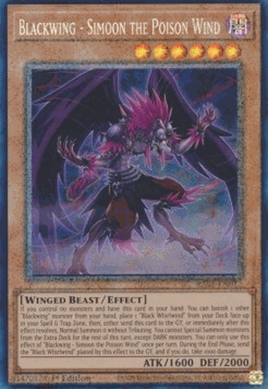 Blackwing - Simoon the Poison Wind (V.6 - Collectors Rare)