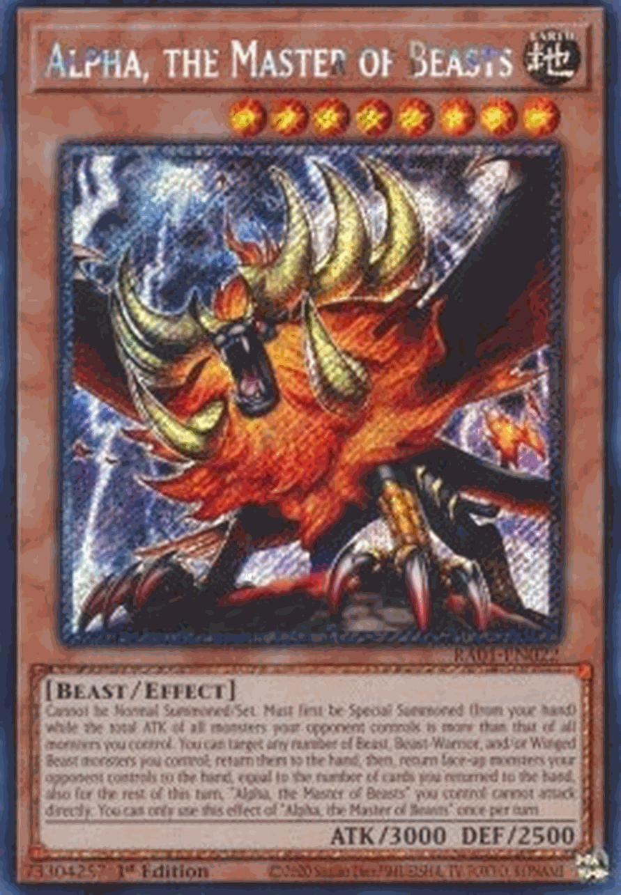 Alpha, the Master of Beasts (V.4 - Platinum Secret Rare)