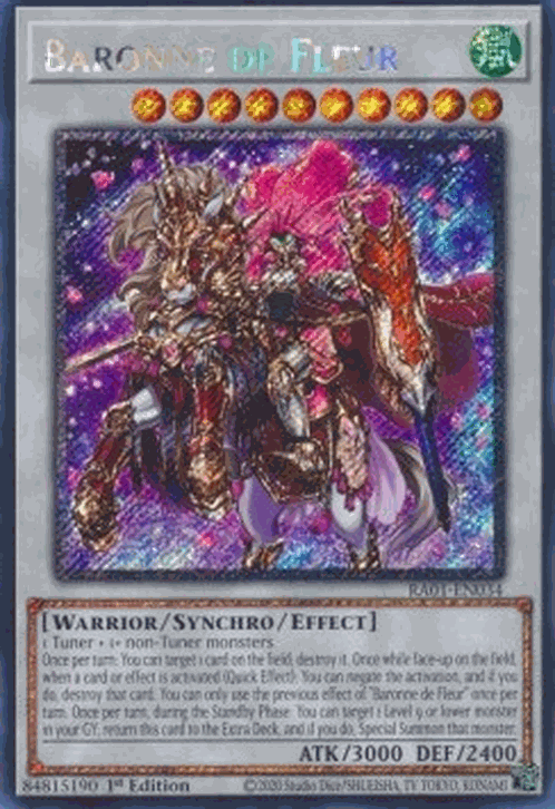Baronne de Fleur (V.4 - Platinum Secret Rare)