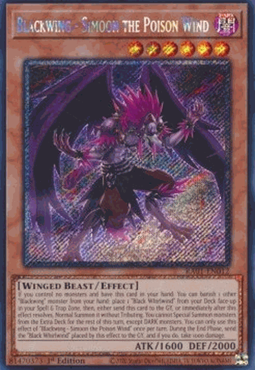 Blackwing - Simoon the Poison Wind (V.4 - Platinum Secret Rare)