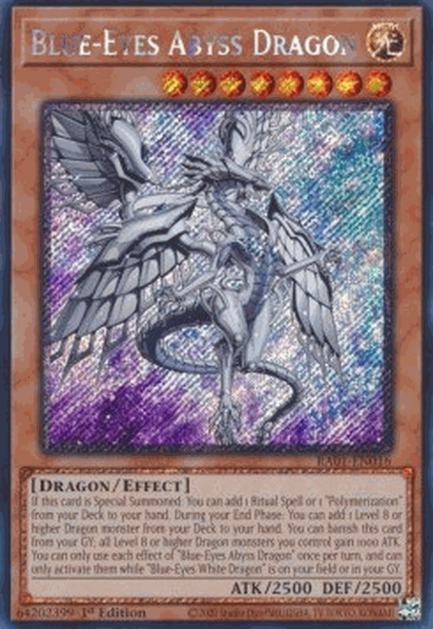 Blue-Eyes Abyss Dragon (V.4 - Platinum Secret Rare)