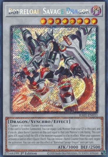 Borreload Savage Dragon (V.4 - Platinum Secret Rare)