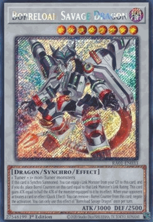Borreload Savage Dragon (V.4 - Platinum Secret Rare)