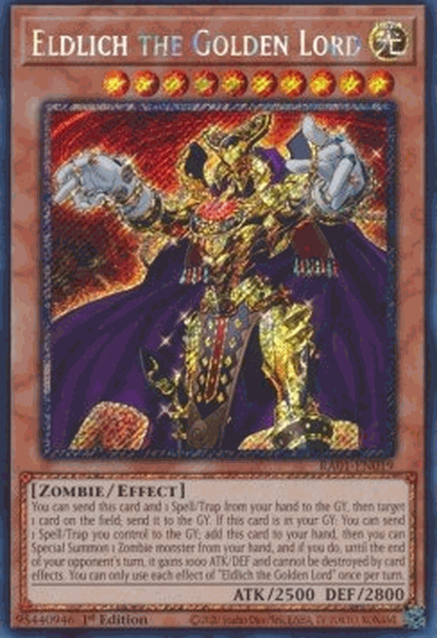 Eldlich the Golden Lord (V.4 - Platinum Secret Rare)