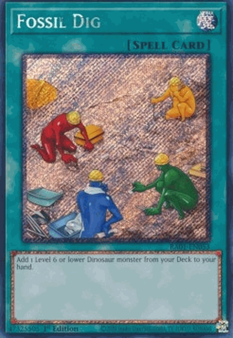 Fossil Dig (V.4 - Platinum Secret Rare)