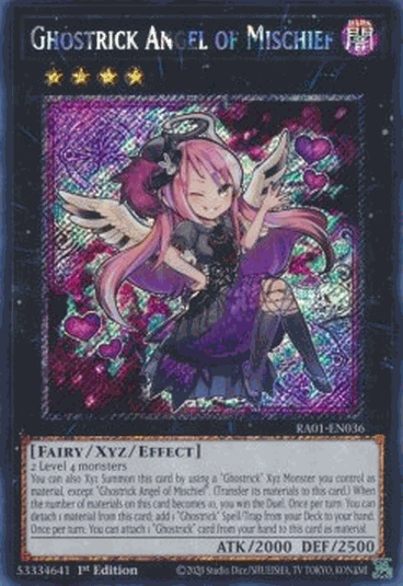Ghostrick Angel of Mischief (V.4 - Platinum Secret Rare)
