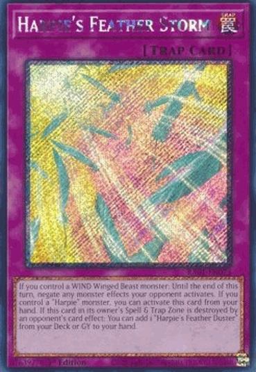 Harpie’s Feather Storm (V.4 - Platinum Secret Rare)