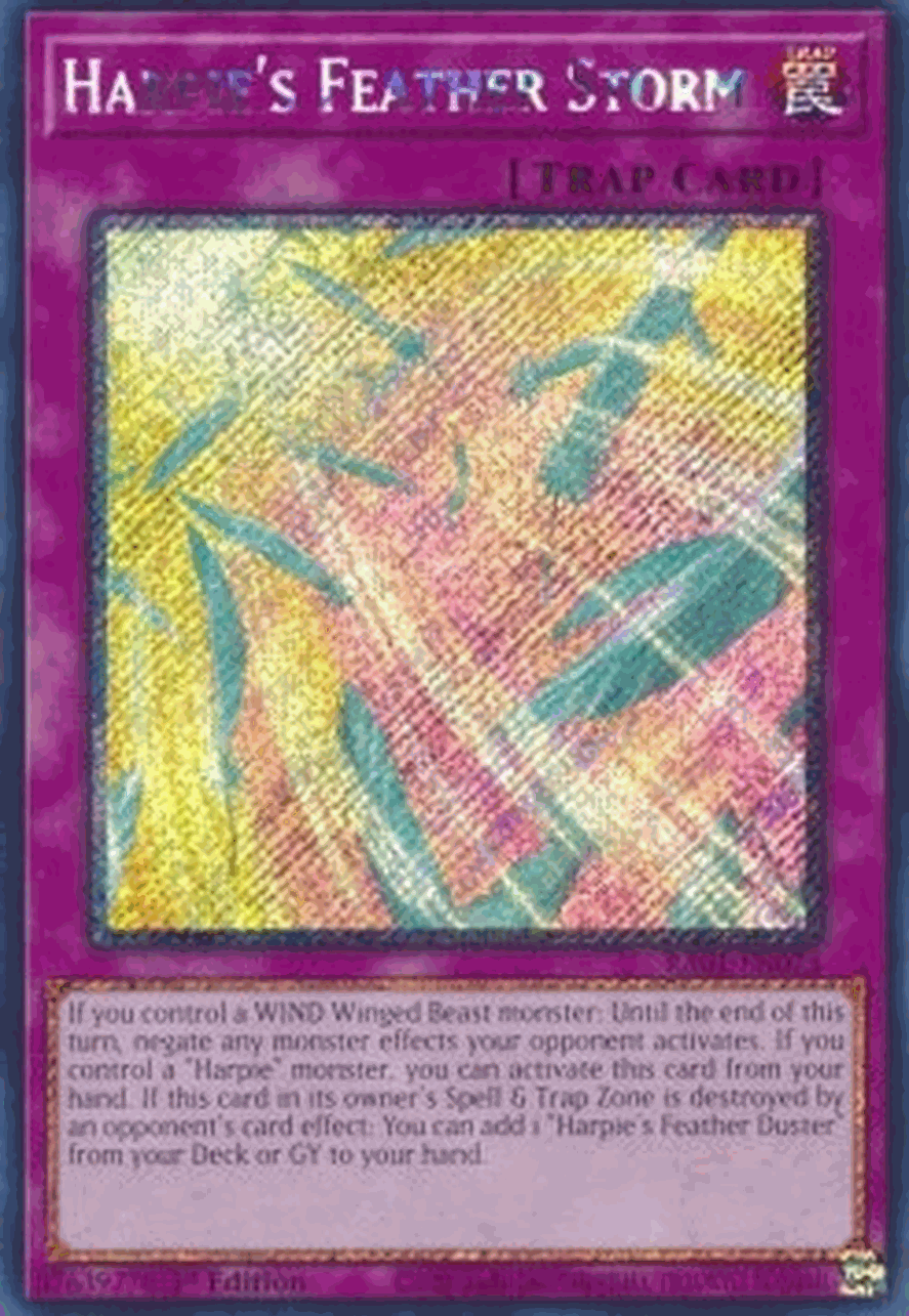 Harpie’s Feather Storm (V.4 - Platinum Secret Rare)