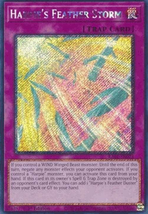 Harpie’s Feather Storm (V.4 - Platinum Secret Rare)