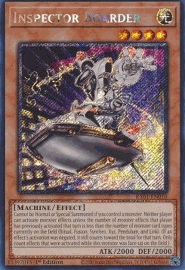 Inspector Boarder (V.4 - Platinum Secret Rare)