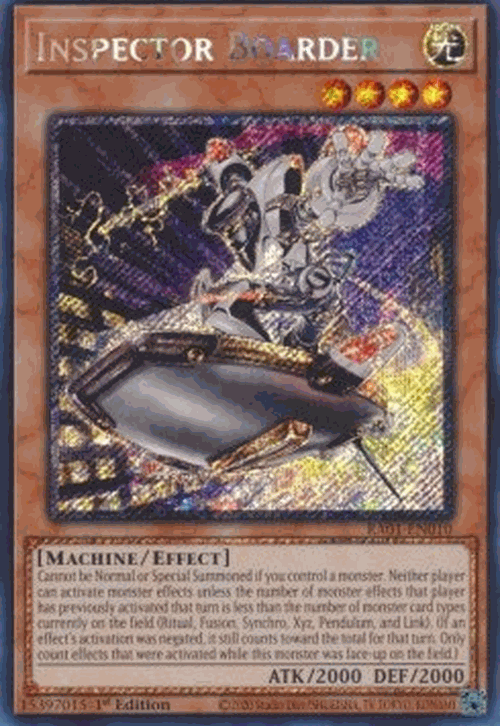 Inspector Boarder (V.4 - Platinum Secret Rare)