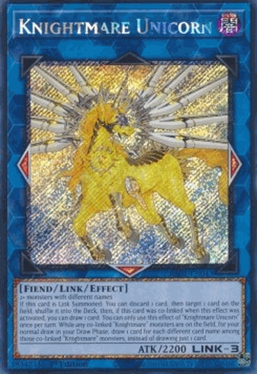 Knightmare Unicorn (V.4 - Platinum Secret Rare)