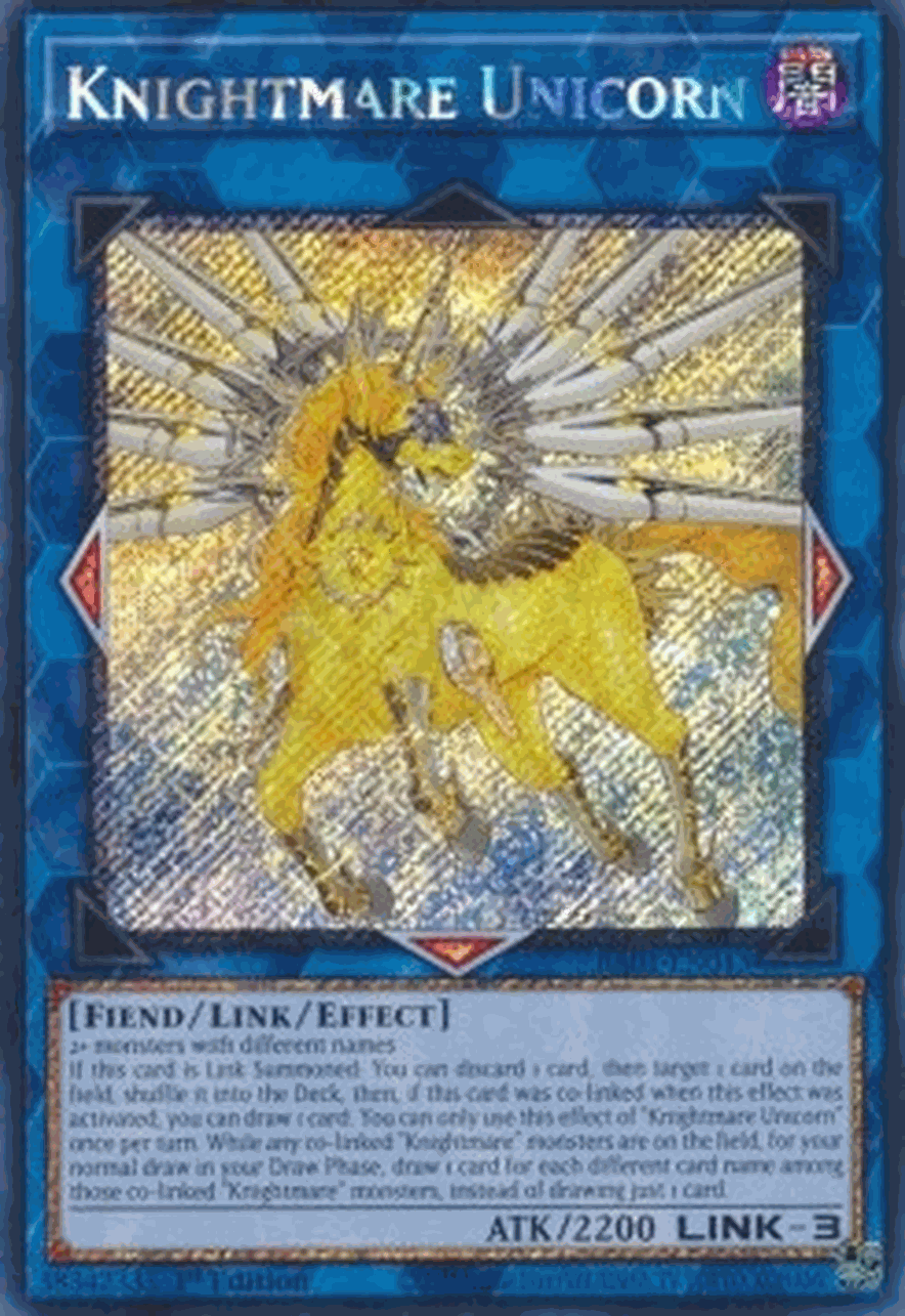 Knightmare Unicorn (V.4 - Platinum Secret Rare)