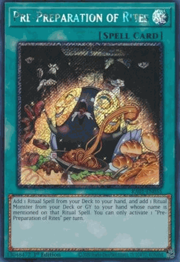 Pre-Preparation of Rites (V.4 - Platinum Secret Rare)