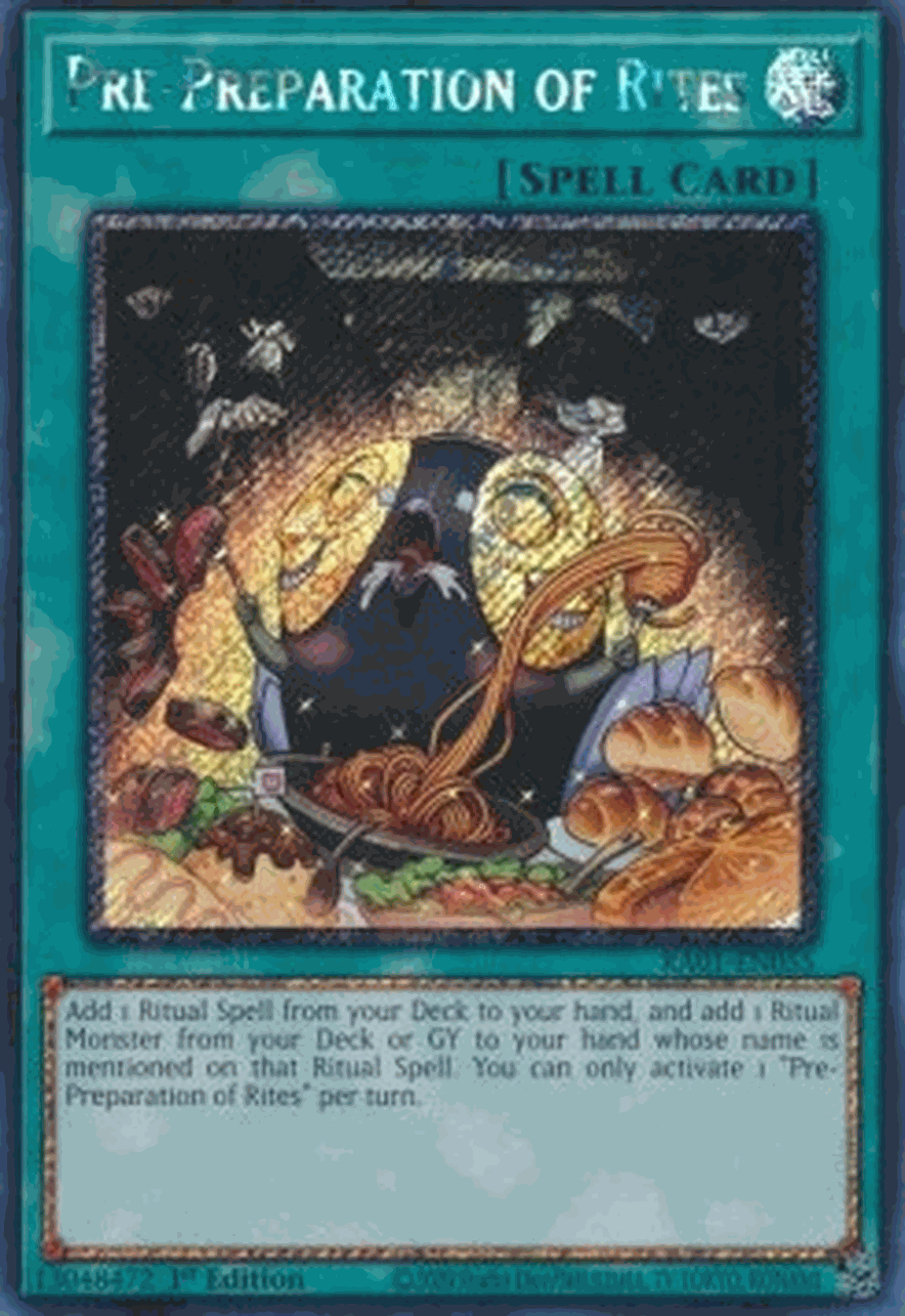 Pre-Preparation of Rites (V.4 - Platinum Secret Rare)