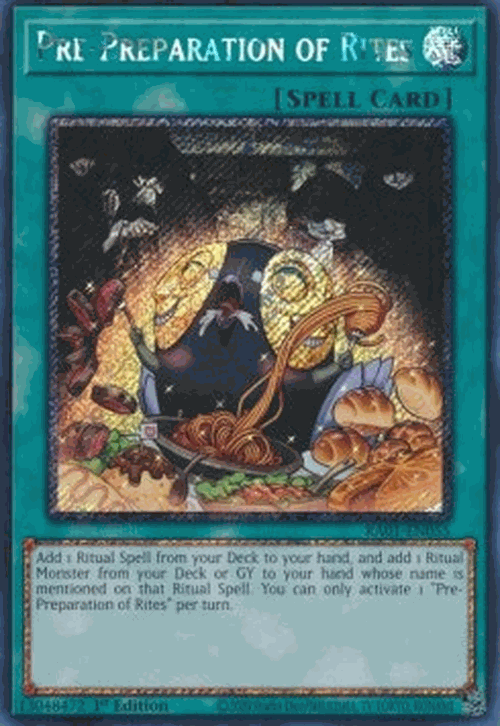 Pre-Preparation of Rites (V.4 - Platinum Secret Rare)