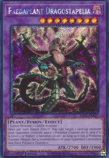 Predaplant Dragostapelia (V.4 - Platinum Secret Rare)
