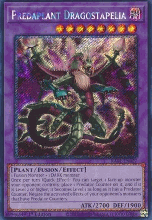 Predaplant Dragostapelia (V.4 - Platinum Secret Rare)
