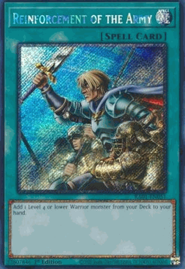 Reinforcement of the Army (V.4 - Platinum Secret Rare)