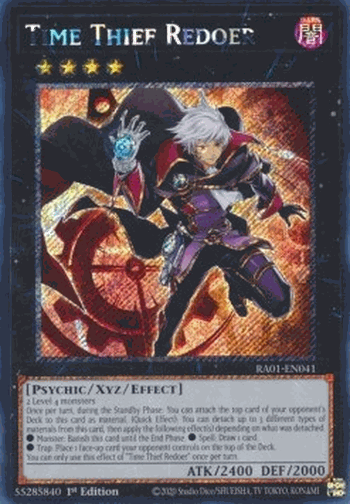 Time Thief Redoer (V.4 - Platinum Secret Rare)