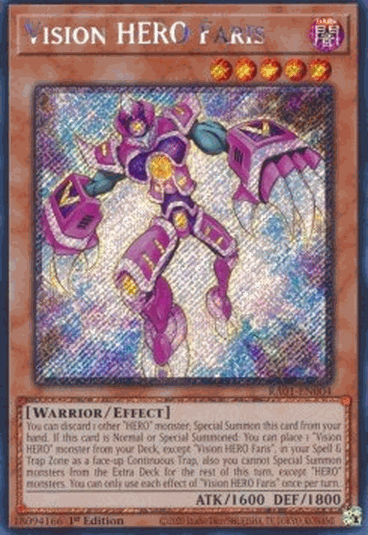 Vision HERO Faris (V.4 - Platinum Secret Rare)