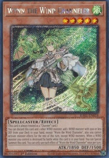 Wynn the Wind Channeler (V.4 - Platinum Secret Rare)