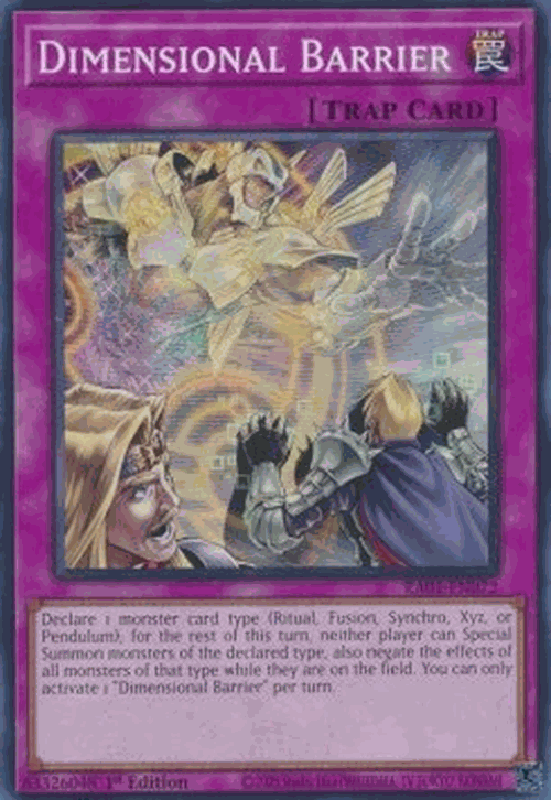 Dimensional Barrier (V.1 - Super Rare)