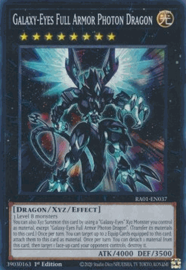 Galaxy-Eyes Full Armor Photon Dragon (V.1 - Super Rare)