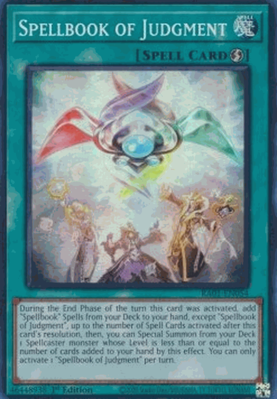 Spellbook of Judgment (V.1 - Super Rare)