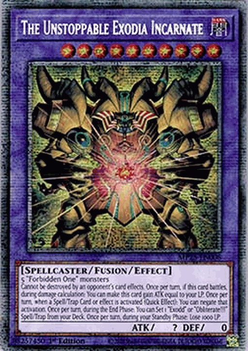 The Unstoppable Exodia Incarnate