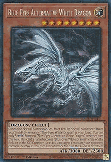 Blue-Eyes Alternative White Dragon (V.6 - Collectors Rare)