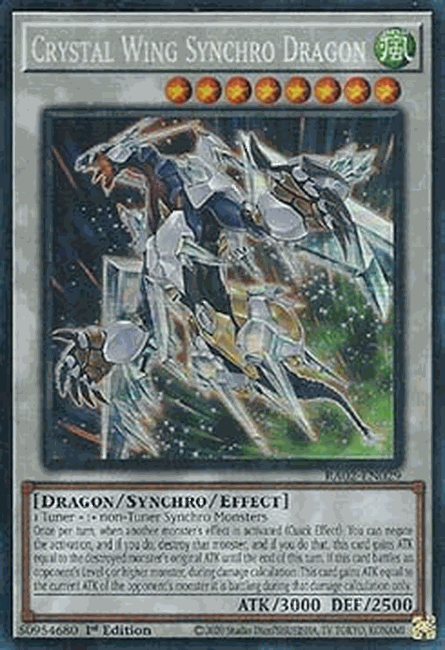 Crystal Wing Synchro Dragon (V.6 - Collectors Rare)