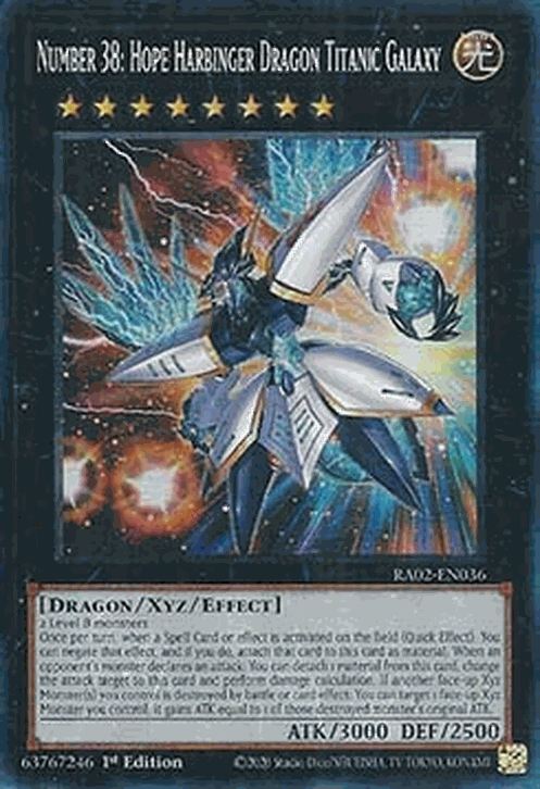 Number 38: Hope Harbinger Dragon Titanic Galaxy (V.6 - Collectors Rare)