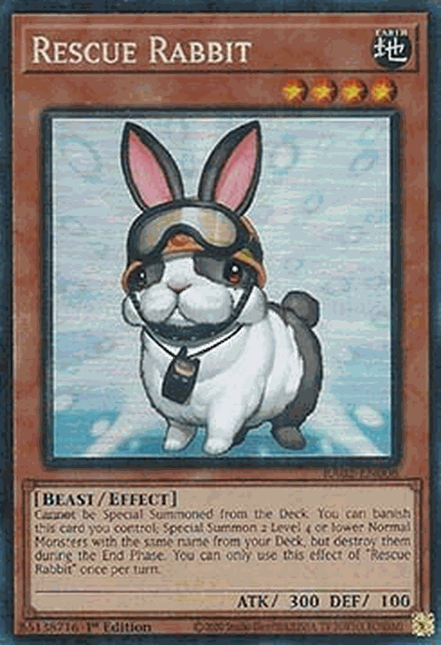 Rescue Rabbit (V.6 - Collectors Rare)
