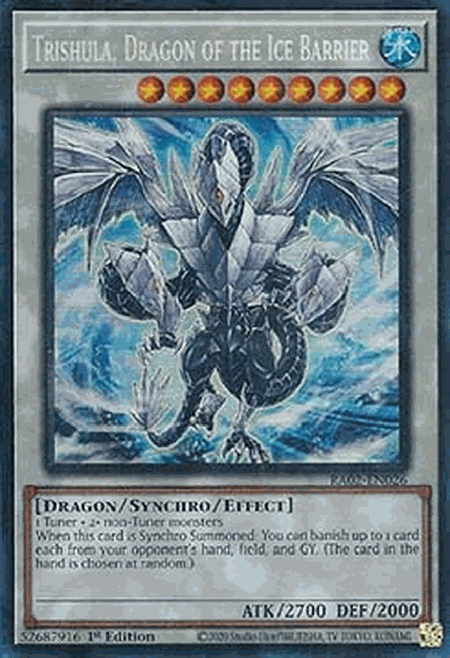 Trishula, Dragon of the Ice Barrier (V.6 - Collectors Rare)