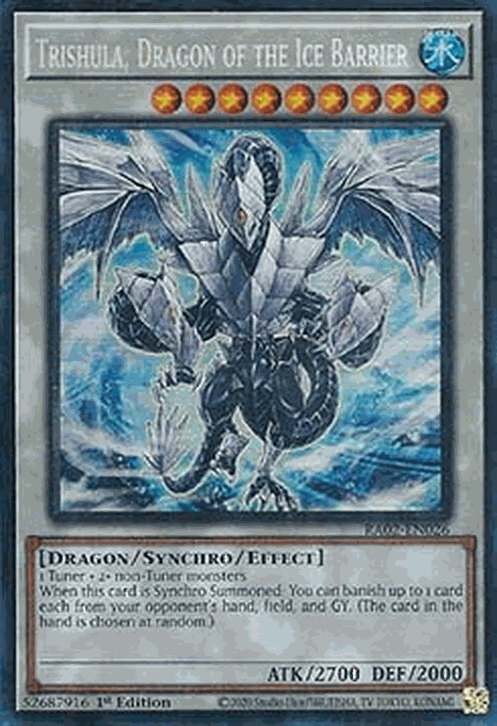 Trishula, Dragon of the Ice Barrier (V.6 - Collectors Rare)