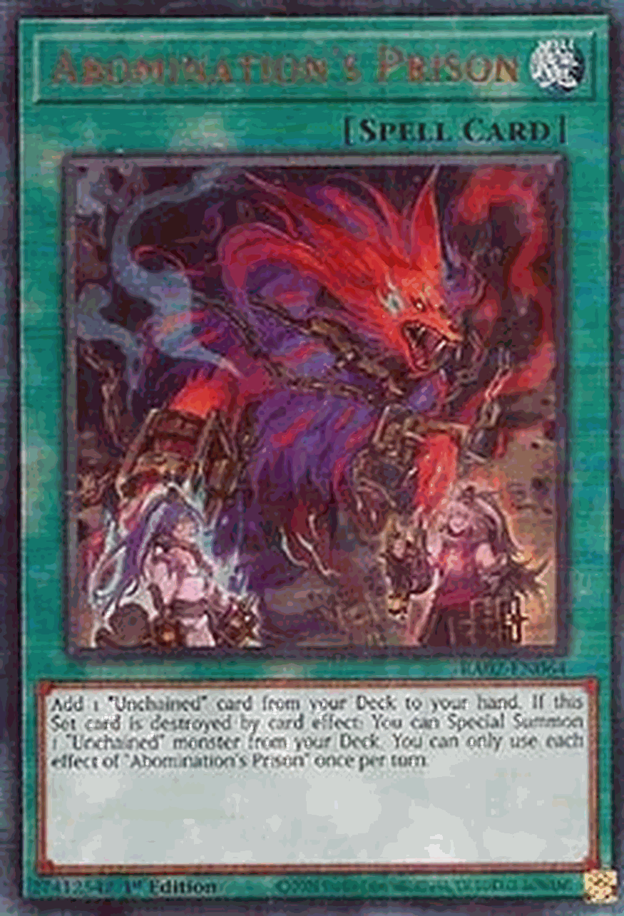 Abomination’s Prison (V.7 - Ultimate Rare)